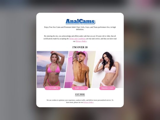 Anal Cams