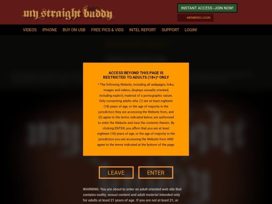 join my straight buddy